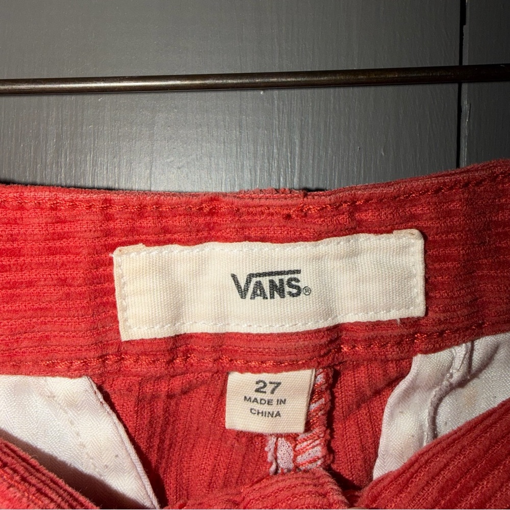 Vans Red Corduroy Pants - Picture 2 of 14